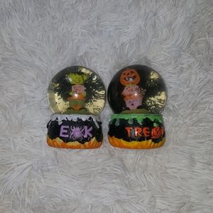 Halloween Snow Globes